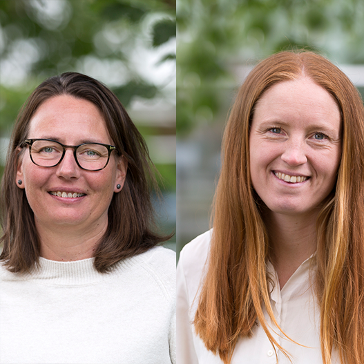 Maria Fagrell och Therese McCarthy